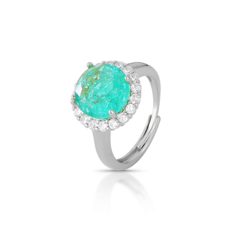 ANEL REGULÁVEL COM PEDRA DE ZIRCÔNIA CRAVEJADO 