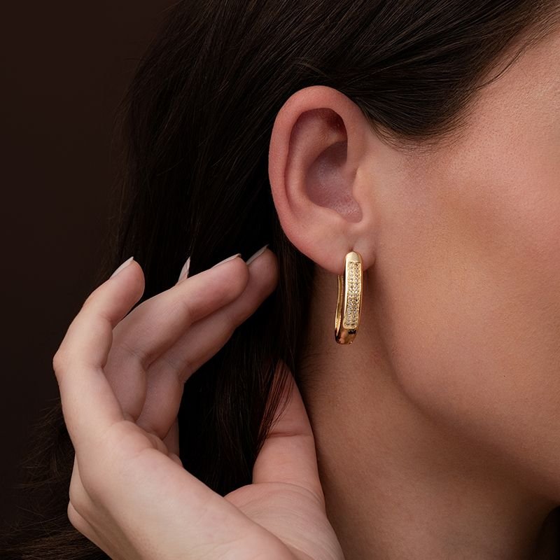 ARGOLA DOURADA BANHADO EM OURO 18K