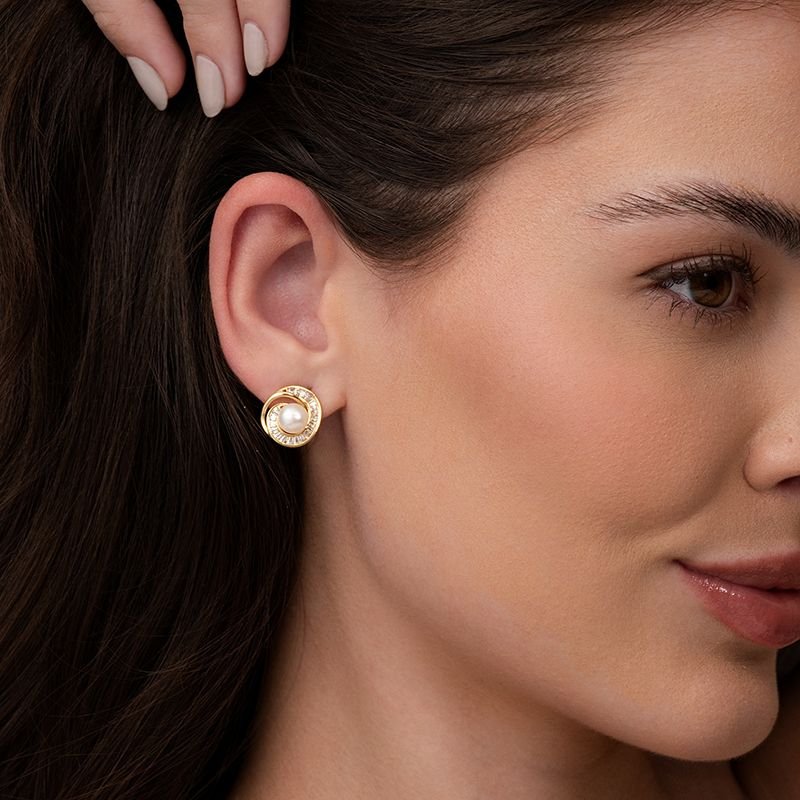 BRINCO ESPIRAL BANHADO EM OURO 18K