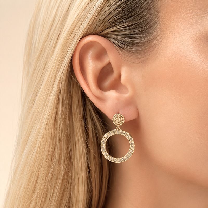 BRINCO GLOW BANHADO EM OURO 18K