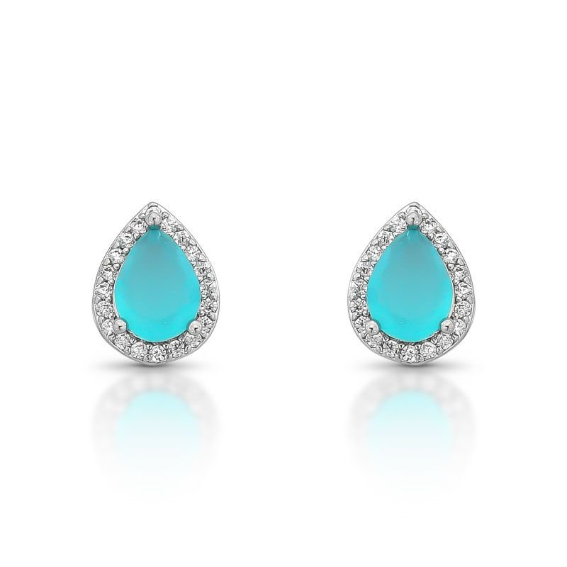 CONJUNTO COLAR E BRINCO PINGENTE GOTA